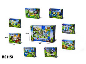 Констуктор MINECRAFT MG 1123 (100 деталей) 8шт/блок
