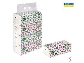 Серветки паперові 450шт 20*20см у ПЕТ упаковці "Horoso" 030132 (4уп)