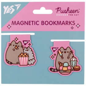 Закладки магнітні Yes "Pusheen candy", 2шт 708105 (1уп/10/50)