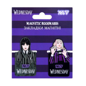 Закладки магнітні Yes "Wednesday", висікання, 2 шт 708818 (1уп/10/50)