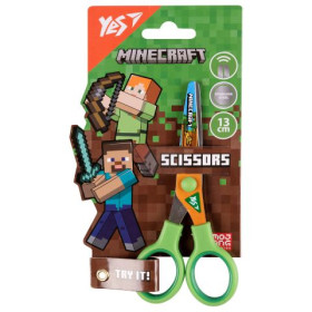 Ножиці Yes "Minecraft 1" 13см, з принтом на лезі (12шт) 480440