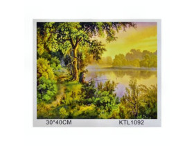 1092 Картина за номерами, пензлик+фарби 30*40см