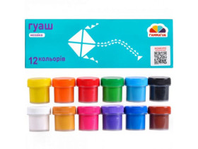 Гуаш 12кол/10мл Мозаіка 300202 Гамма (12шт)