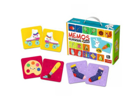 Настільна гра 02272 Мемос Класичні плюс 36 карт Логіка / Trefl