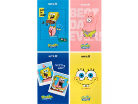 Блокнот-планшет Kite А6, 50 арк., нелінований, Sponge Bob SB25-195