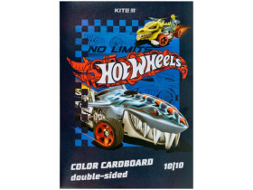 Картон кольоровий двосторонній Kite (10арк/10кол), А4 HW24-255