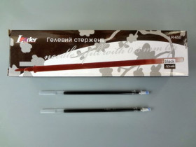 Стержень гелевий чорний LEADER (20/240)