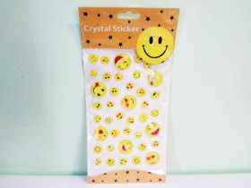 Наклейка камні смайл 1063-12 (12шт)