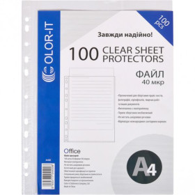 Файли "С" А4, 40 мкм (100 шт.)