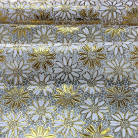 1943 Клеенка винил.ажур."Lace" с золотом 1,37*20м (1шт)