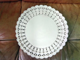 Салфетка кругла бум. Ажур d-40,5см "16" (12шт/уп)