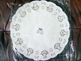 Салфетка кругла бум. Ажур d-35,5см "14" (12шт/уп)