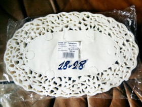 Салфетка овал бум. Ажур 18х28 (100шт)