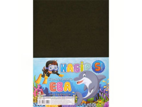 Фоаміран 1мм А4 1-028 Чорний 5арк