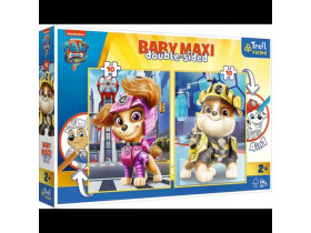 Пазли + розмальовка 43004 (10 + 10 елм.BABY MAXI) Веселий патруль / Trefl