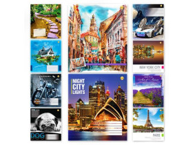 Зошит Тетрада 60арк.клітинка,тв.об.(10/160)