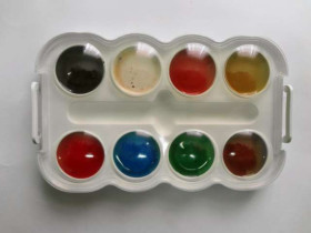 Акварель мед."Тетрада" 8кол. (80шт)