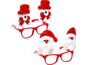 Окуляри новорічні Сніговик/Дід Мороз 2501 / СХ-6 (12шт)