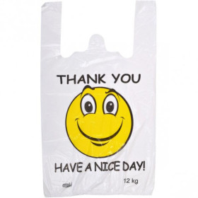 Пакет-майка "Смайл", 31×27 см (100 шт.)
