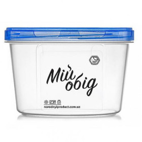 Контейнер харчовий, круглий, 0,3 л, 9×7 см (60 шт.)