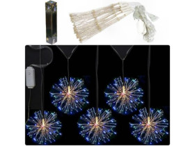 Гірлянда електрична штора "Салют" LED кольорова D-49