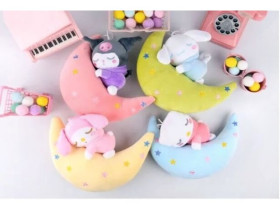 М’яка іграшка M 14641 (300) Спляча тваринка, висота 26см