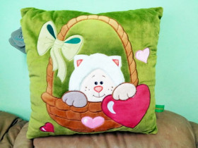 Подушка "Котик-Чомучка" 33*33см
