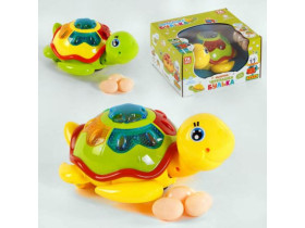 Черепашка 11624 (24шт) відкладає яйця муз,укр,світ,в кор-ці, 21*18*11см