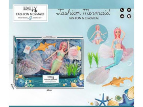 Лялька QJ 137 C (36/2) "Русалонька", висота 30 см, фігурка морського мешканця, у коробці