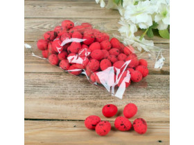 Яйця 2286-4 декоративні "супер-міні" червоні