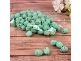 Яйця 2286-7 декоративні "супер-міні" зелені