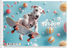 Альбом 8026 спираль 20л/120 Школярик (9/90)