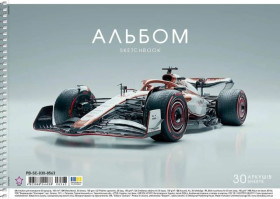 Альбом 30арк,100г/м2 спіраль 8563 «Star» Школярик (9/81)
