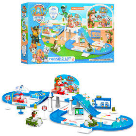 Трек ZY-676 (36шт) ЩП, машинки с фигуркой 4шт 7см