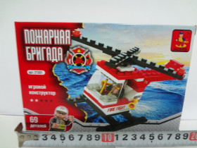 ZY Конструктор AUSINI 21301 (96шт) вертолет, 69 дет, уровень сложности **, в кор-ке, 19-5-14см