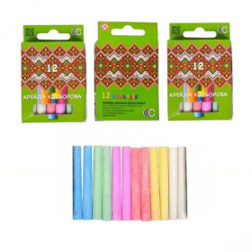 Крейда С кольорова кругла 12кол.(20/480)