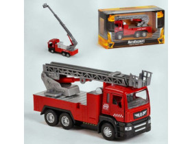 Спецтехніка металопластик КТ-1441 (72/2) "Авто Експерт", Пожежний кран, 1:50, світло,звук,інерція