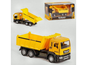 Спецтехніка металопластик КТ - 2580 (72/2) "Авто Експерт", Вантажівка, 1:50, світло, звук, інерція