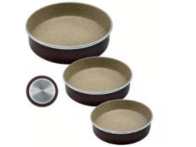 Противень MH-3305 с антиприг.покр.3пр/наб 24/26/28см*7см (5наб)