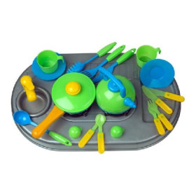 04-411 Плита с мойкой и посудой, в кор (4шт)