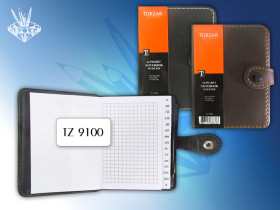 Блокнот TZ-9100  А7 алф. кож.(120шт)