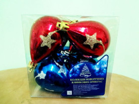 322 ЕЛОЧНЫЕ ШАРИКИ 9см 8шт/кор (36уп)