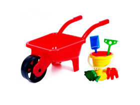 01-129 Тачка с набором для песка (3шт)