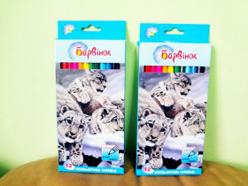 Олівці 12 кольорів Барвінок 5-202/1/2 (12/240)