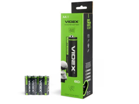 Батарейка Videx Alkaline R6 (60шт)