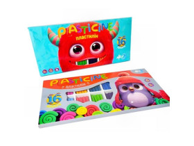 Пластилін Hipe TM 16кол.320г (12/48) 832484