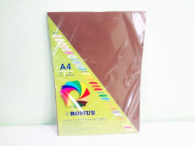 Папір А4 Темний 80 г/м², 100 арк., 43A, шоколад, 50492