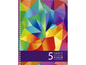 Зошит А5 978К кл.пруж.з кол.торцями 100арк.Школярик (2/44)