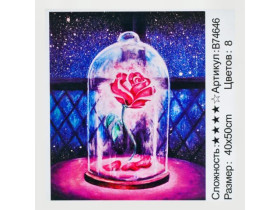 Картина за номерами+Алмазна мозаїка 74646, 40*50см