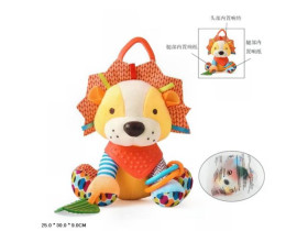 Брязкальце м'яке L1540 (120шт/2) левеня, тактильна, пакет 25*30*9 см